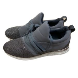 Qupid Gray Glitter Shoes